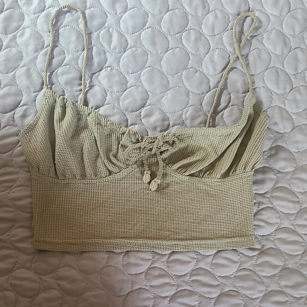 Women's Sage Cropped Top